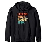 Photo Gallery legend since august 1990 32 years old 32nd birthday vintage felpa con cappuccio Photo Gallery legend since august 1990 32 years old 32nd birthday vintage felpa con cappuccio