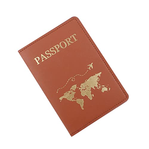 Organizador de passaporte de viagem de couro – Capa de passaporte elegante com capacidade suficiente