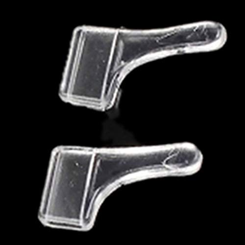 LEIPUPA 20xAnti Slip Glasses Ear Hooks Tip Eyeglasses Transparent Grip Temple Holder - S
