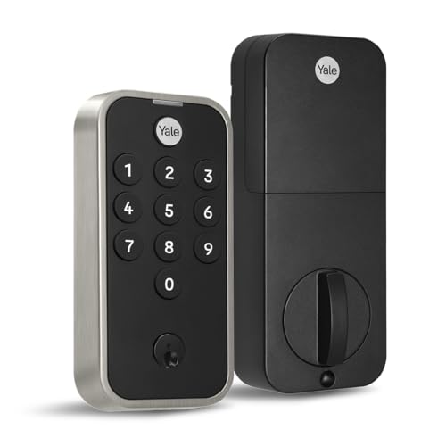 Yale Satin Nickel Code Keypad Deadbolt Front Door Lock for Keyless