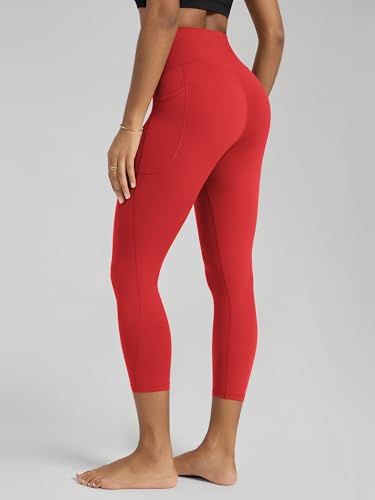 Image of ODODOS Buttery Soft Lounge Yoga Leggings with Pockets for Women 23 inch / 25 inch /28 inch High Waist Yoga Pants
