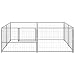 Vopese Stahl Hundezwinger 200x200x70cm Silbern, für gro?e Hunde, mit guter Belüftung, sicher und langlebig Model3082118