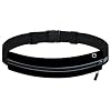 Running Belt, Water Resistant Nylon Spandex, Fits 23-32 Inch Waists | No-bounce secure fit, expandable pocket fits 7″ phones, Inbuilt headphone jack, reflective, for running, gym, cycling, travel
