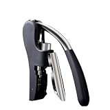 1pcs Stainless Steel Manual Corkscrew Wine Bottle Opener,Strong Lever Screwpull Best Rabbit-Style