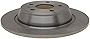 ACDelco Silver 18A81012A Rear Disc Brake Rotor