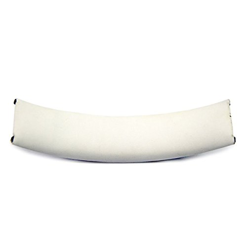 NUOLUX Replacement PU Cushion Pad for Beats Studio 1.0 Headphones (White)