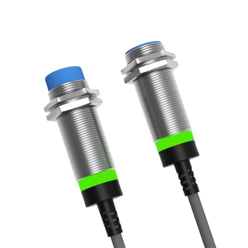 1PCS M18 Series Industrial Proximity Switch Sensor Non-Contact Distance 5mm 8mm NPN PNP 12-24V Non-Flush Flush(8mm DC 3-Wire NPN NC)