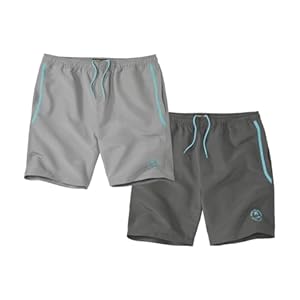 ATLAS FOR MEN – 2-pack shorts Sporting van microvezel. Verkrijgbaar in grote maten van M tot 5XL