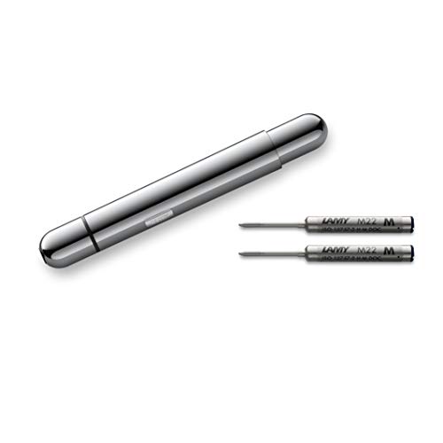 Lamy Pico Ballpoint Pen (+ 2 Refills, Polished Chromium)