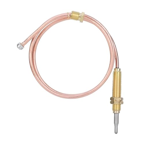 GERUI Thermoelement für Gas, Universal Gas Thermoelement Tageszeitung, M8 Thermoelement 600mm Gewindeheizung Gasbrenner Thermoelement Sonde, Außenheizung Ersatzteile