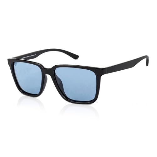 Image of VINCENT CHASE EYEWEAR By Lenskart | Full Rim Sqaure Branded And Stylish Rectangle Sunglasses | Polarized And 100% UV Protected | Men & Women's | VC S11167