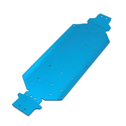 Pièces upgrade métal Wltoys 124018 bleu avec plaque de châssis