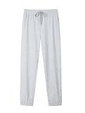 DANI CHINS Boy Cotton Fleece Sweatpants Active Pull On Jogger Pants with Drawstring Pockets(Heather Grey,14)