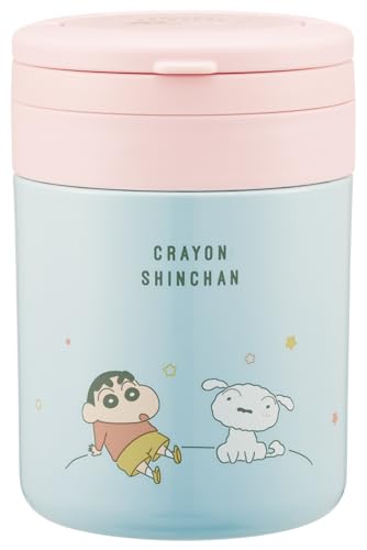 スケーター(Skater) 保温 保冷 スープジャー 300ml 折りたたみハンドル付 抗菌 クレヨンしんちゃん パステルスター LJFO3AG-A