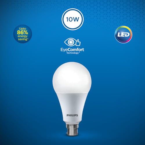 Image of Philips Ace Saver 10W B22 LED Bulb,900lm, Cool Day Light, Pack of 10