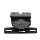 Tail Tidy Kit for TW200 TW 200 1989-2024 Fender Eliminator Kit equipped License Plate Holder Integrated LED Tail Light, Brake & Turn Signal Blinker (Smoke)