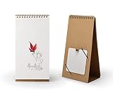 PLAYABLE ART Flip Vase - Tabletop Notebook-Styled Vase for Flowers and Art - Change Through 7 Unique