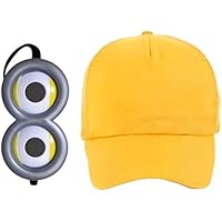 Gonii 2PCS disfraz Gafas amarillo para cosplay Disfraz Halloween