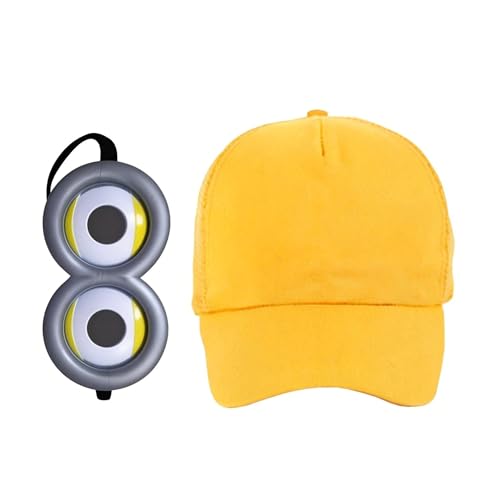 Gonii 2PCS Jaune Deguisement Halloween Adultes Enfants Jaun Deguisement HalloweenAdultes Enfants Jaun-Accessoires de Costume Carnaval Accessoire de costume...