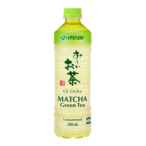 ITO EN Oi Ocha Matcha Green Tea, 500mL Bottles, Pack of 12