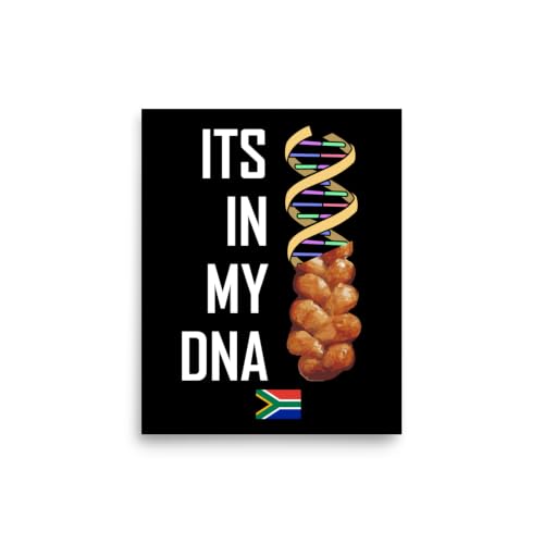 It's in my DNA Funny South Africa Coecsister Braai Unframed Poster