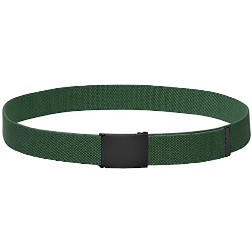 Image of Falari Canvas Web Belt Fully Adjustable Cut to Fit Golf Belt Flip Top Buckle