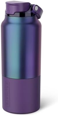 BrüMate Rise 35oz Water Bottle With 100% Leakproof Covered Silico...