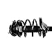 Detroit Axle - 2pc Front Struts for 2009-2013 Subaru Forester [Naturally Aspirated], 2 Struts with Coil Spring Assembly 2010 2011 2012 Replacement Quick Install Ready Struts Shocks Assembly