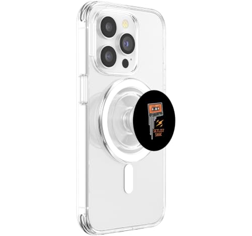 Disco Hits Setlist Sage Melting Cassette PopSockets PopGrip pour MagSafe – vue 4