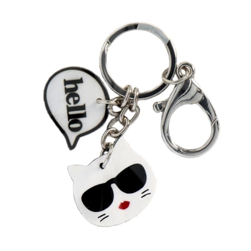 HAPPY FACE COCO �L�[�`���[�� �L �A�N�����L�[�z���_�[ CHARM �T���O���X �l�R �R�R �o�b�O�`���[�� helo 11280-03490149 �z���C�g