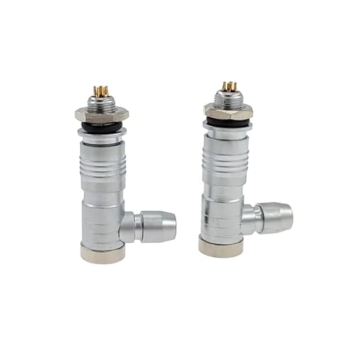 Conector XS6 estanco IP65 tipo codo en ángulo recto de 5 pines con cierre push-pull pequeño 5
