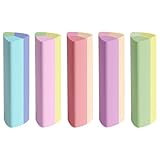 PIWOSGOL 15 Stück Radiergummi Stift, Radiergummis für Kinder, Cartoon-Dreiecke, mit niedlichen Katzenpfoten,für Schule, Skizzen, Malerei, Kunst