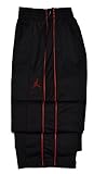 Jordan Big Boys Jumpman Basketball Pants (M (10-12 YRS), Black/Red)