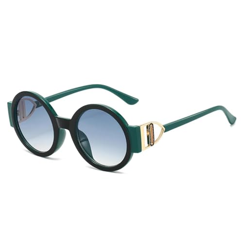 Lunettes de soleil femme tendance ronde rétro et moderne vintage populaire de l'été