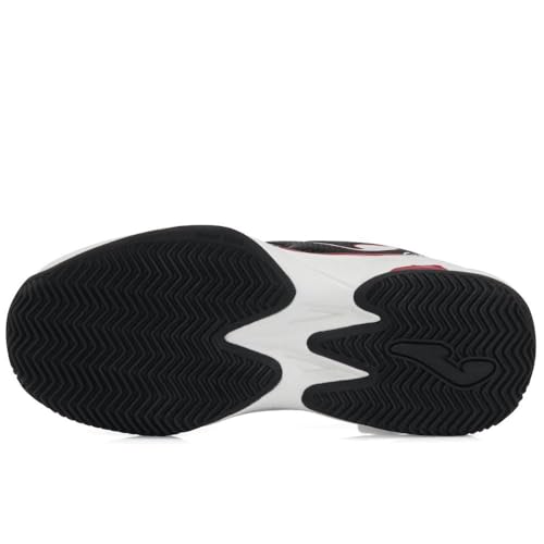 Tênis Joma Master 1000 Júnior - Preto e Vermelho Cor:Preto;Tamanho:32