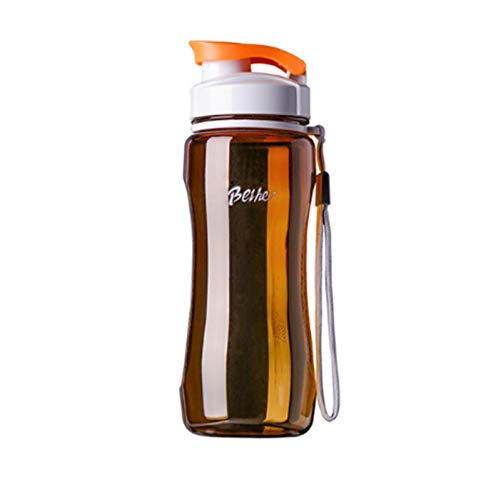 NSIBAN Portable Plastic Sports Bottle Outdoor Travel Leakproof Drinking Cup Protein Bottle Drink Cup BPA-Free 560/700ML