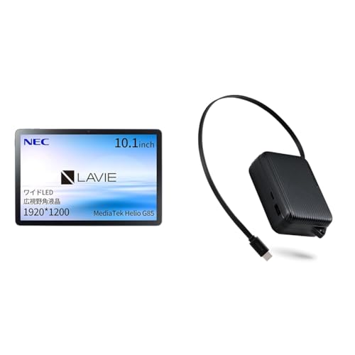 NEC LAVIE T10 �^�u���b�g 10.1�C���` wi-fi���f�� Android 14 MediaTek Helio G85 4GB 64GB LED �L����p�t�� ���i�O���[ tab10F03+�G���R�� ���o�C���o�b�e���[ 10000mAh 30