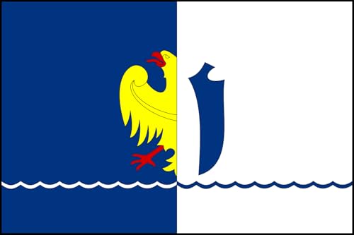 Drapeau Bystřice grand format pavillon extérieur tissu polyester
