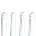 Buyleds 4PCS 18" 12-30V Automotive RV Marine F15T8 LED Tube Light,7Watt 5500K White,Rotatable End Caps,for F15T8 cw Fluorescent Bulbs (12V-18inch-5500K)