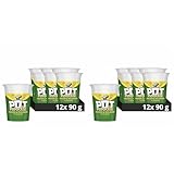 Pot Noodle Chicken & Mushroom Standard Pot Noodle instant vegetarian snack quick to make noodles 12x 90 g (Pack of 2)