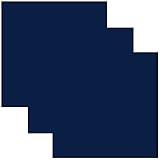 SISER EasyWeed Heat Transfer Vinyl HTV for T-Shirts 12 x 12 Inches 3 Precut Sheets (Navy Blue)