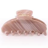 Dwenarry Große Haarklammer Damen Haarspangen Groß Haar Rutschfestes Acetat Jaw Clips Haarkrallen für Dickes Dünnes Haar