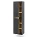 Produktbild Vicco Badschrank Anthrazit Viola 50x170x33 cm - Wäscheschrank, Leichte Reinigung des Bodens Dank wandhängender Montage