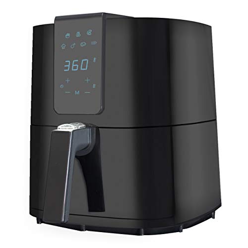 Emerald Air Fryer 1800 Watts W/ Digital Led Touch Display & Slide Out Pan/Detachable Basket 5.2L Capacity (1804-5.0) #TOP2