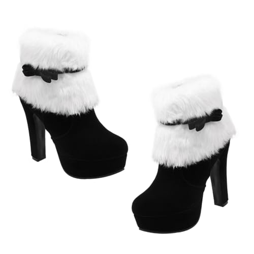 Bottes de Noël Mipcase en cuir suédé pour rester élégante et au chaud durant les fêtes