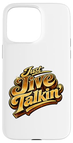 Just Jive Talkin' Retro 70s Soul Funk �f�B�X�R �^�C�|�O���t�B �X�}�z�P�[�X iPhone 15 Pro Max �p