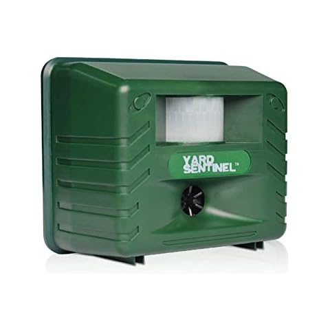 ASPECTEK - Yard Sentinel Ultrasonic Animal Control, Pest Repellent for Rat, Mice, Cat, Dog, Deer with Motion Sensor & Intruder Alarm (UK PLUG) Cover