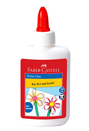 FABER-CASTELL WHITE GLUE IN A 100ML BOTTLE