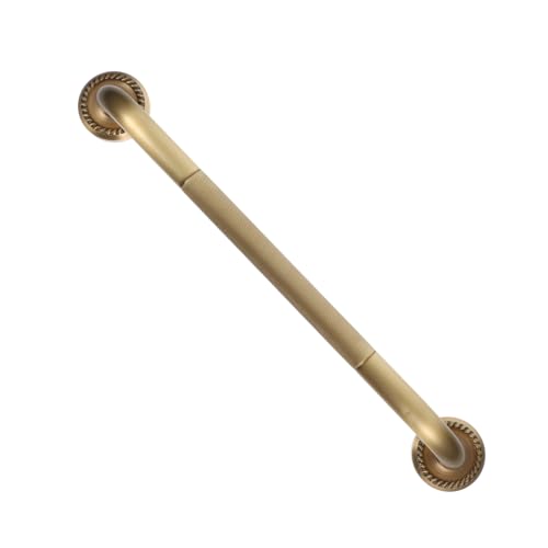 FONDOTIN Bathroom Grab Bar and Shower Safety Handrail for Seniors, Non-Skid Bathtub Grab Bars Wall Mount, Brass Elderly Support Handle for Bathroom Accessibility