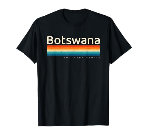 Botswana Southern Africa Retro Design T-Shirt